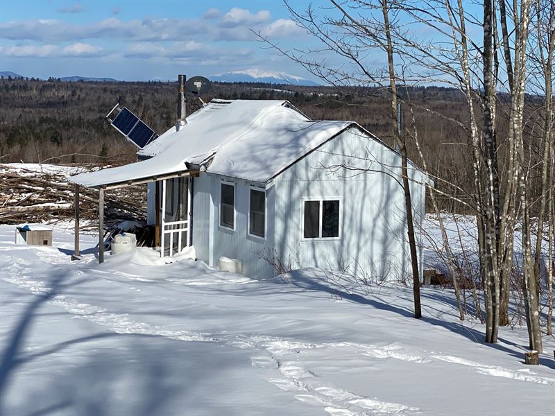 Off Grid Cabin with 86 Acres, Farm for Sale in Maine, 267873 FARMFLIP