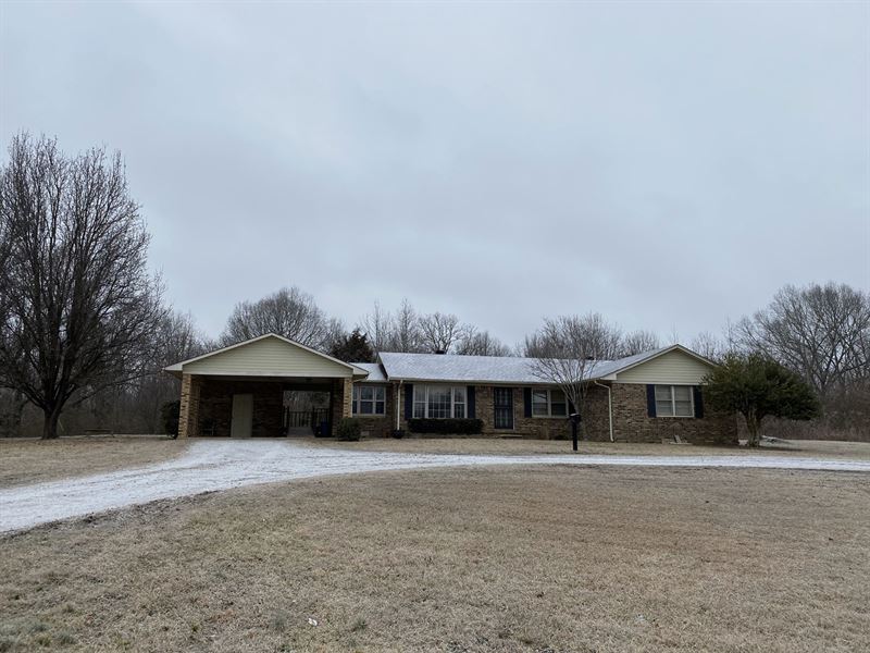 Country Home 22 Acres TN Farm for Sale in Adamsville, McNairy County