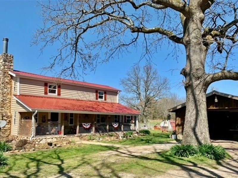 Cabin Style Home in Arkansas, Farm for Sale in Arkansas, 273630 FARMFLIP