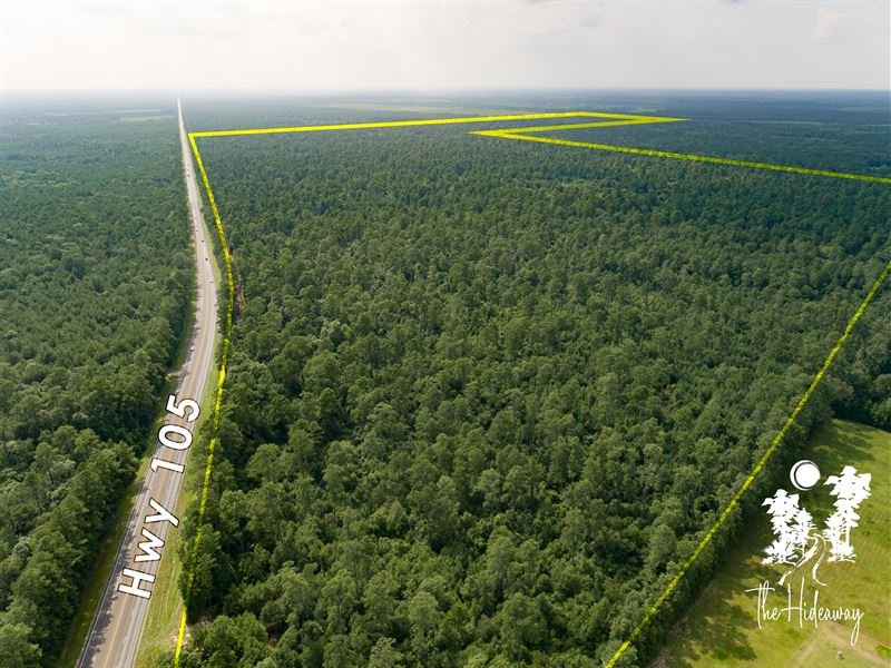 48 Acres The Hideaway T-3 : Cleveland : Liberty County : Texas