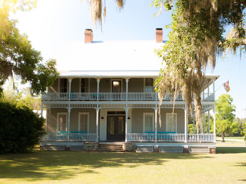 Restored,Historic Plantation Home, Farm for Sale in Florida, 279078