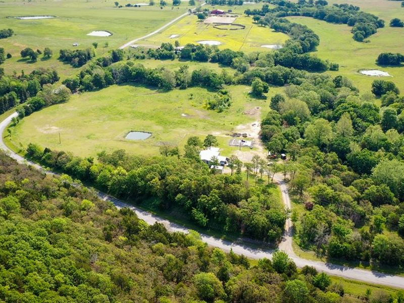 Country Cabin Home Acreage, Farm for Sale in Oklahoma, 279310 FARMFLIP