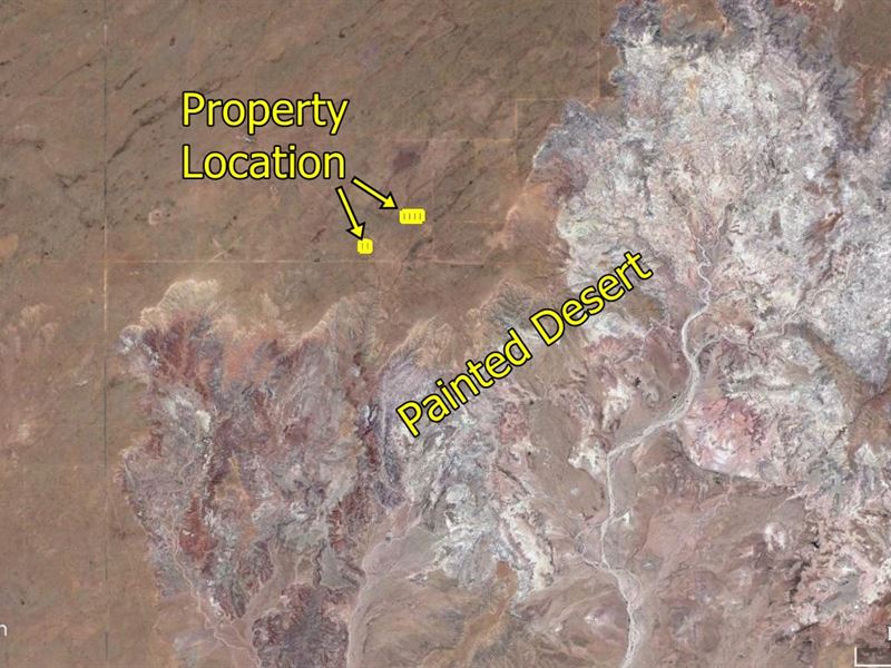 Spectacular Painted Desert Views : Holbrook : Navajo County : Arizona