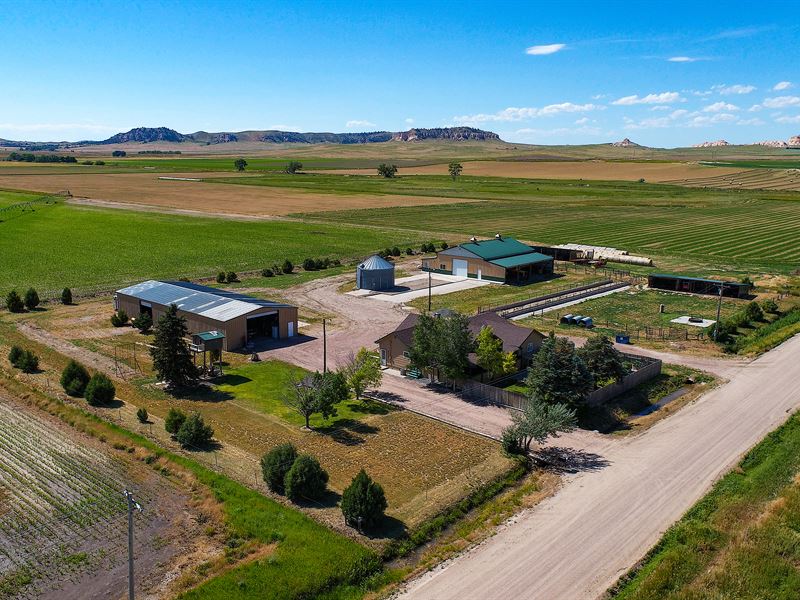 Farm on Robidoux Road : Gering : Scotts Bluff County : Nebraska