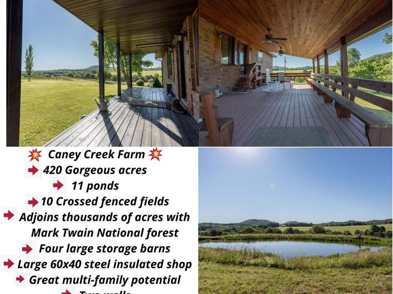 Caney Creek Ranch, Farm for Sale in Missouri, 286377 FARMFLIP