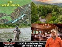 202 Acre Nolichucky River Mounta : Green Mountain : Yancey County : North Carolina