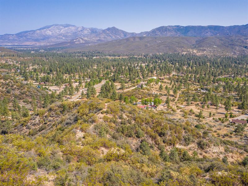 27 +/- Acre Private Homesite : Mountain Center : Riverside County : California