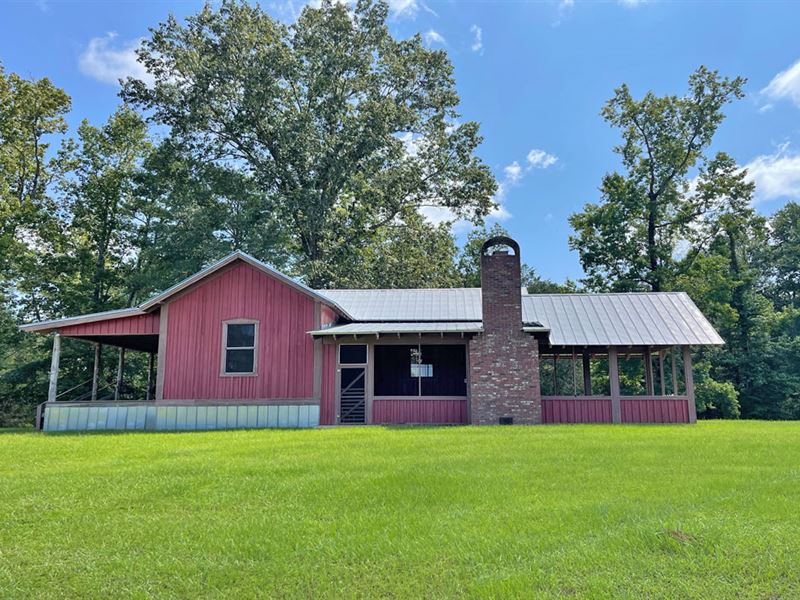 Cabin on The Conecuh River Tract : Brantley : Crenshaw County : Alabama