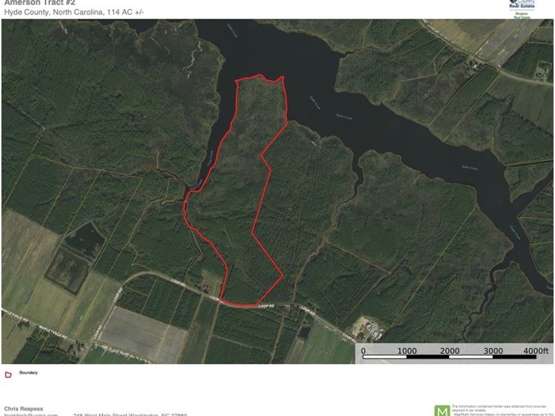 Waterfront Land in Hyde County, Farm for Sale in North Carolina