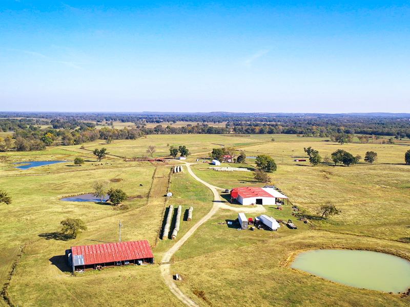 Cattle Ranch & Farm for Sale : Wapanucka : Atoka County : Oklahoma