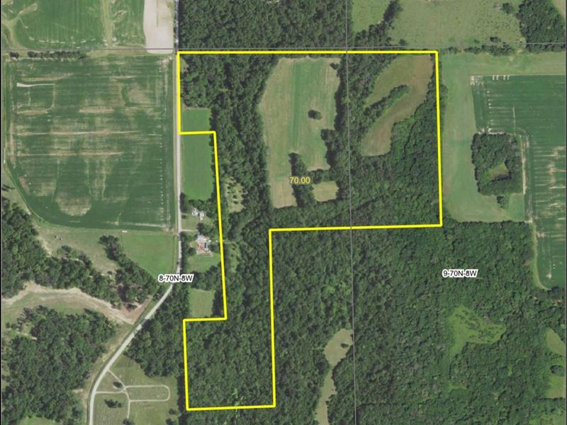 70 Acres, M/L, Land for Sale in Van, Farm for Sale in Iowa, 297397