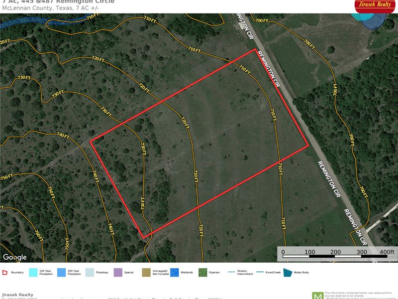 7 Ac, Remington Circle, Moody : Moody : McLennan County : Texas