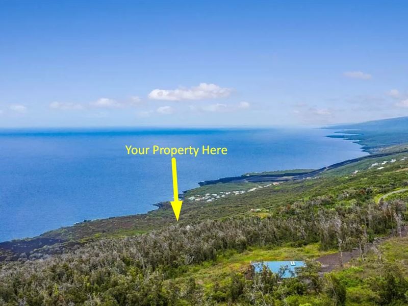 Own 5.16 Acres Lot in South Kona : Captain Cook : Kauai County : Hawaii