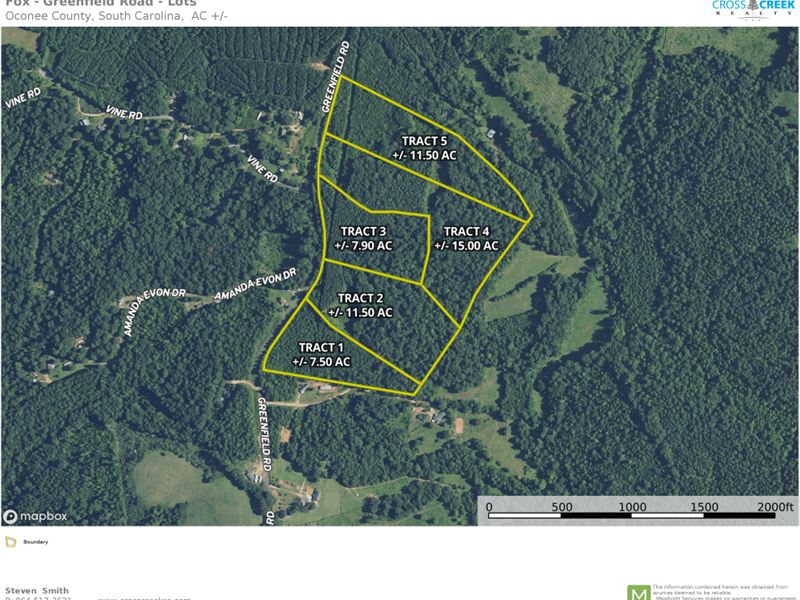 11.60 Acres Conveniently Located : Westminster : Oconee County : South Carolina