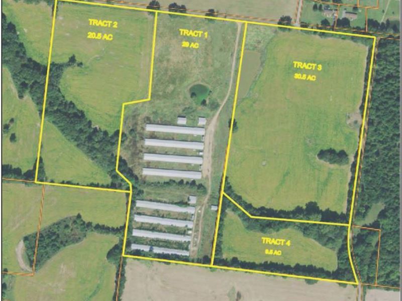 Land & 8 Houses Poultry Farm, Farm Auction in Tennessee, 304887 FARMFLIP