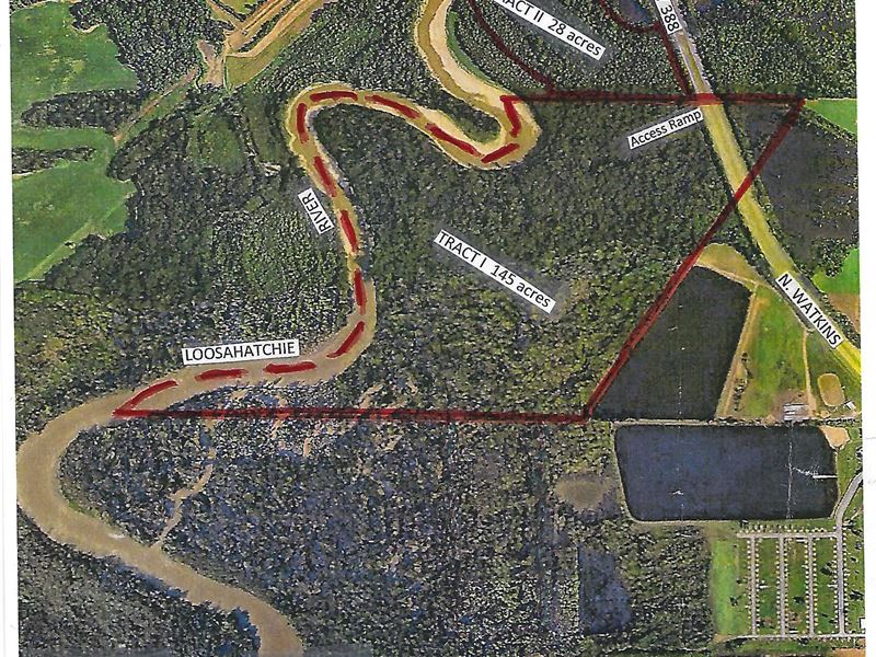 Loosahatchie River Timber & Hunting : Frayser : Shelby County : Tennessee