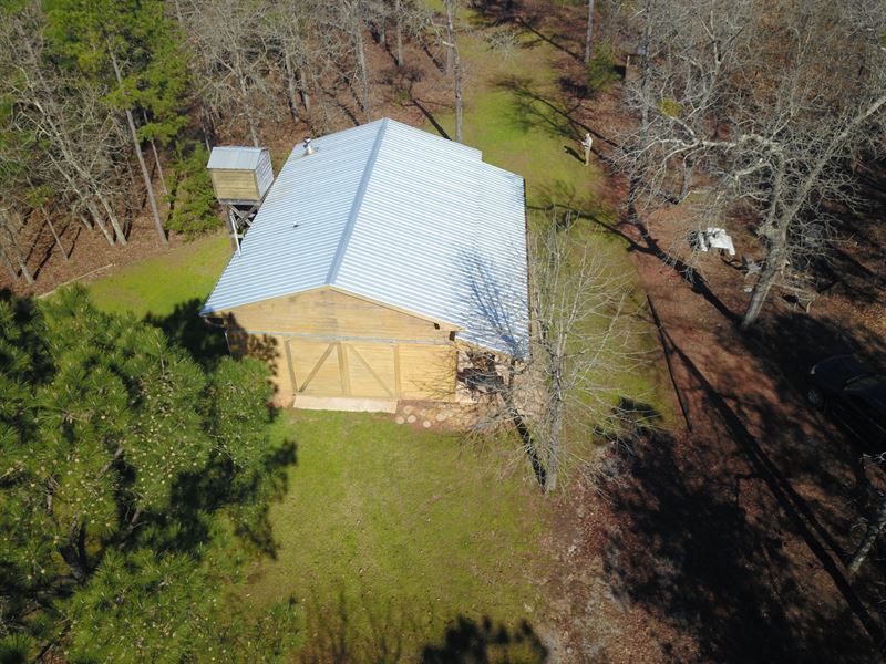 80 Acres, Cabin & Multiple Ponds : Rockford : Coosa County : Alabama