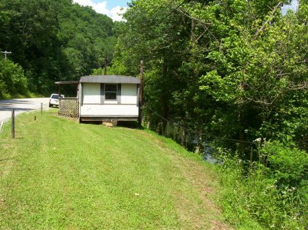 Fishing Camp On The Elk River : Ivydale : Clay County : West Virginia