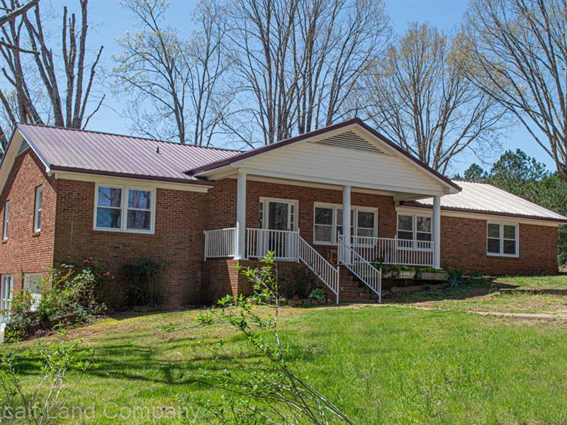Brick Home on 20 Acres, Pauline, SC : Pauline : Spartanburg County : South Carolina