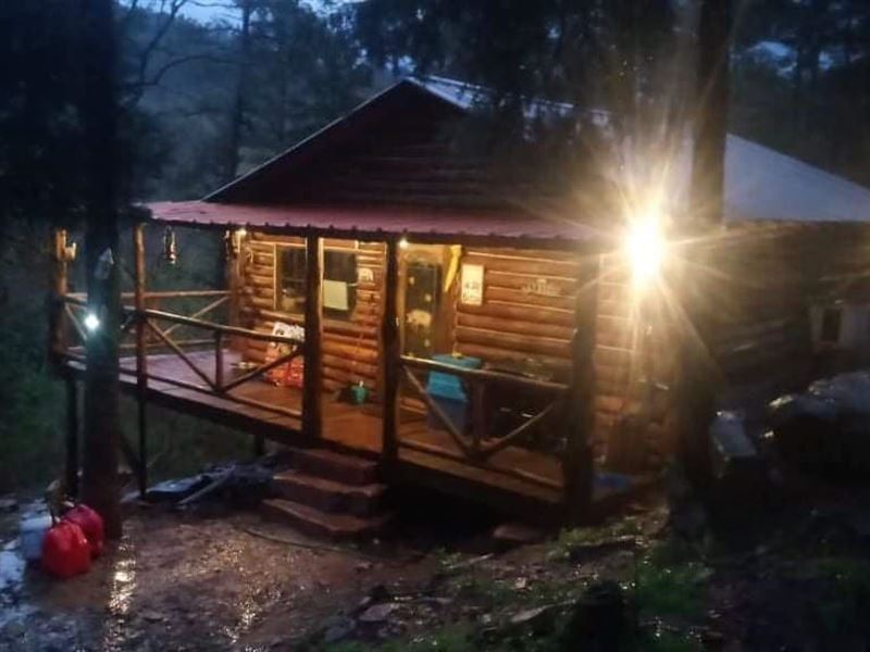 3 Cabins, Live Creek, Hunt, Views : Moyers : Pushmataha County : Oklahoma