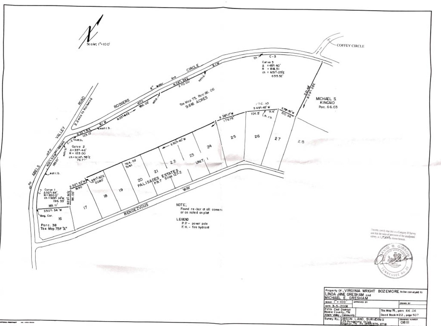 9.6 Acres, Hill Top Homesite, Farm for Sale by Owner in Tennessee