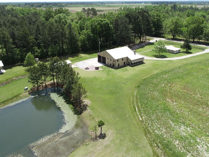 Inman Pond Retreat Farm for Sale in Midville, Burke County,