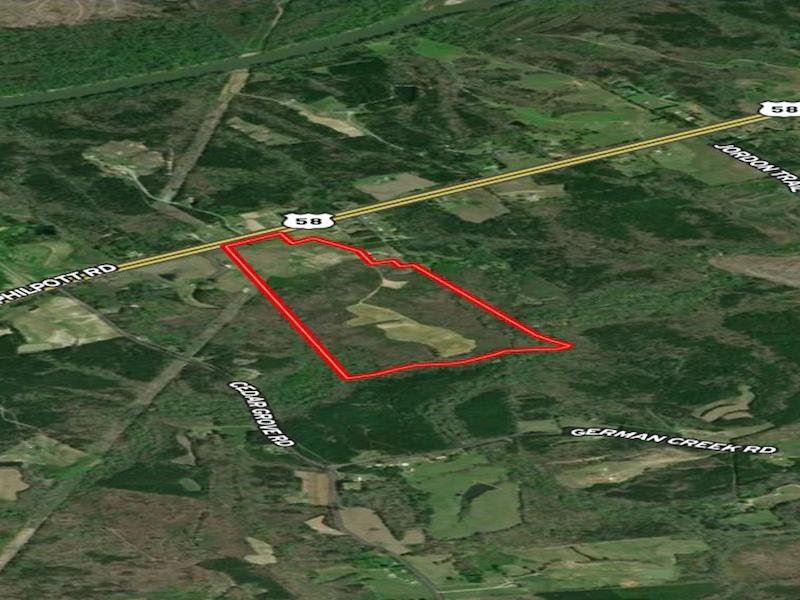 88.97 Acres of Investment/Hunting/R : South Boston : Halifax County : Virginia