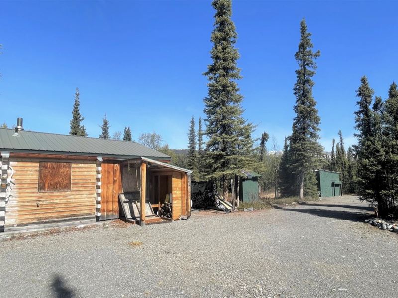 Remote Cabin on 7+ Acres, Farm for Sale in Alaska, 324335 FARMFLIP