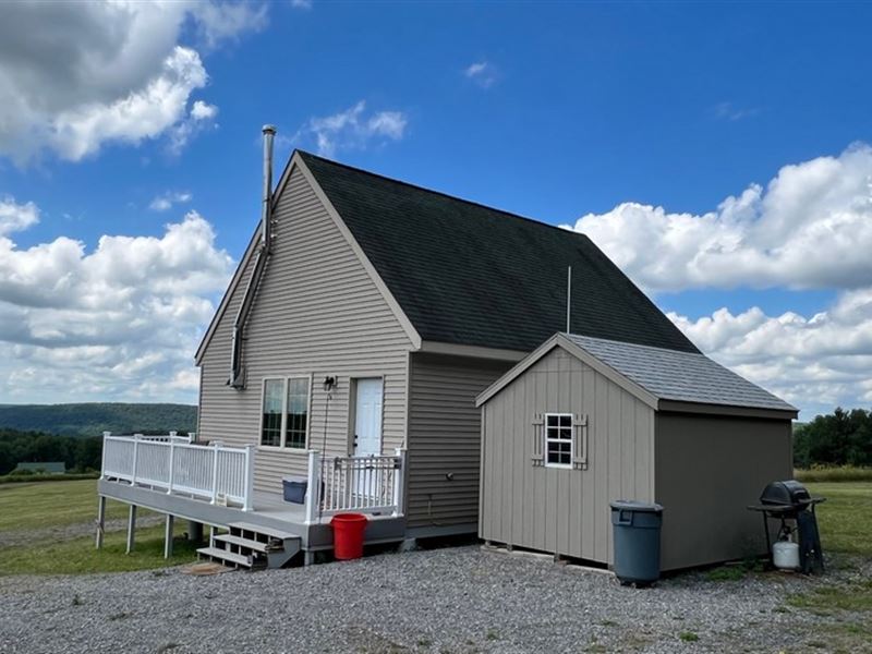 Southern Tier Home with Views, Farm for Sale in New York, 328813
