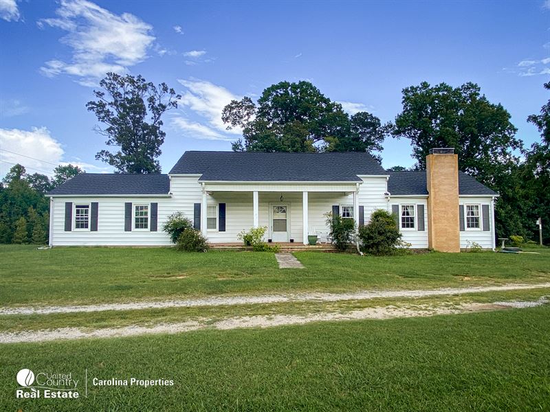 Acreage and Home for Sale, Farm for Sale in North Carolina, 329439