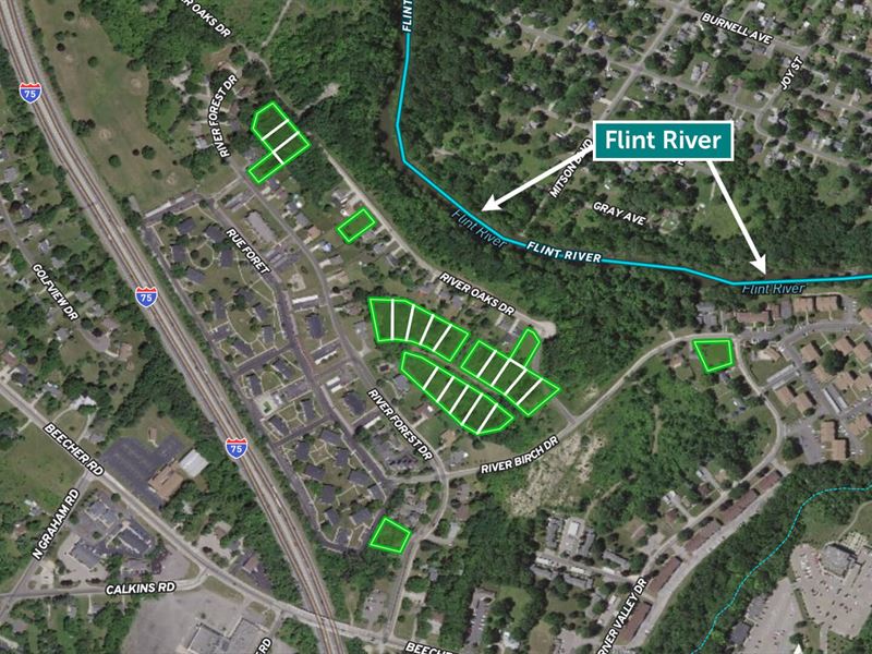 24 Lots for Sale in Flint, Michigan, Farm for Sale by Owner in Michigan