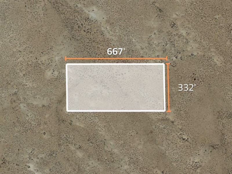 5 Ac in San Bernardino County, CA : Barstow : San Bernardino County : California
