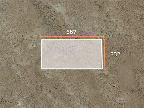 5 Ac in San Bernardino County, CA : Barstow : San Bernardino County : California
