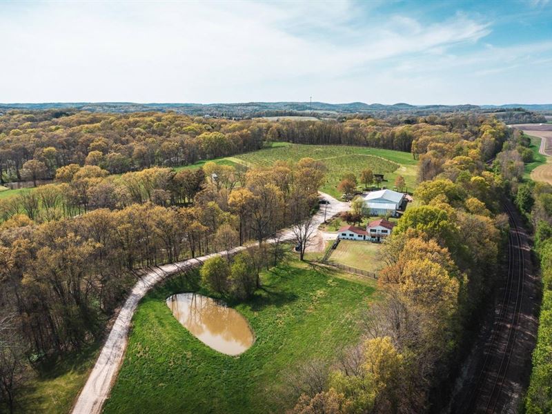 Bias Winery & Gruhlke's Microbrewer : Berger : Franklin County : Missouri