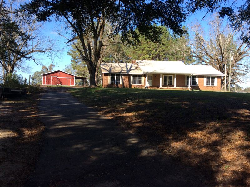Rutledge Loop Rd, House with Shop : Luverne : Crenshaw County : Alabama