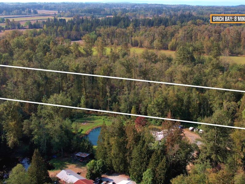 10 Acres Flat & Buildable, Farm for Sale by Owner in Washington