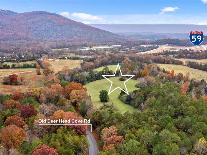 20 Private Acres with View in N GA : Rising Fawn : Dade County : Georgia