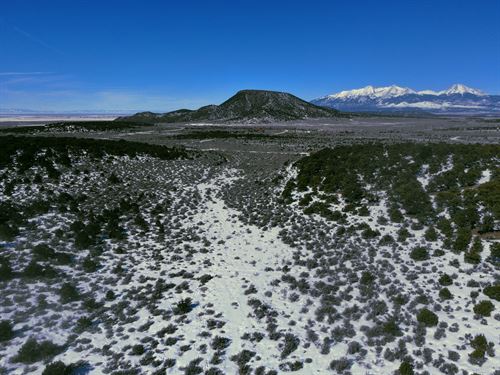 Peak Views in Sdcr : Fort Garland : Costilla County : Colorado