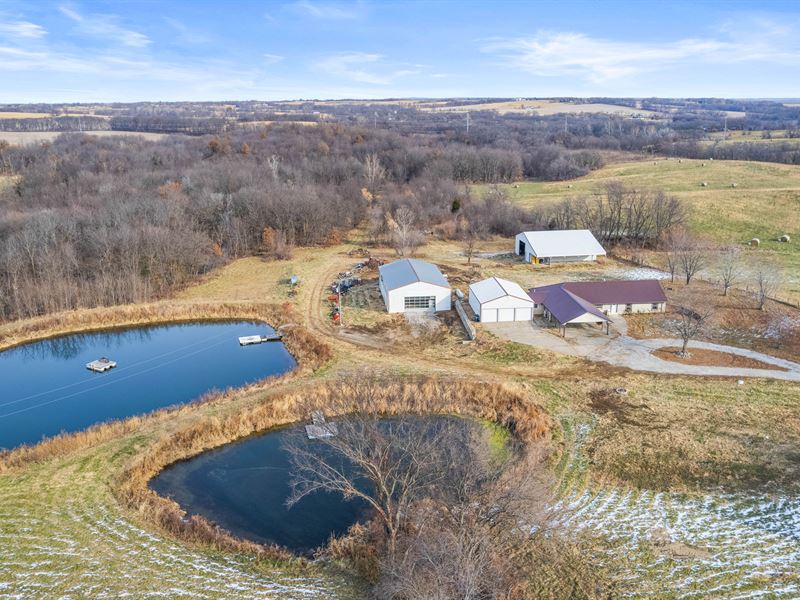Ranch, Outbuildings & 40 Acres, Farm Auction in Missouri, 338126