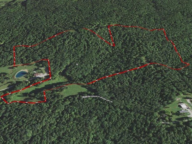 66 Acres Woods, Pasture, Jackson Co, Farm for Sale in Indiana, 340738