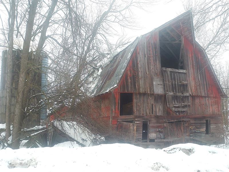 7 Acre Abandoned Lakefront Farm : Turtle Lake : Polk County : Wisconsin