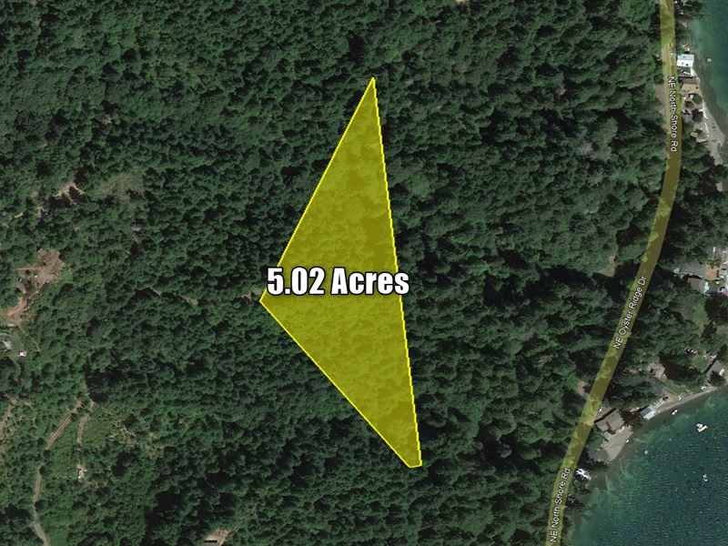 Beautiful 5.02 Acre Wooded Lot : Belfair : Mason County : Washington