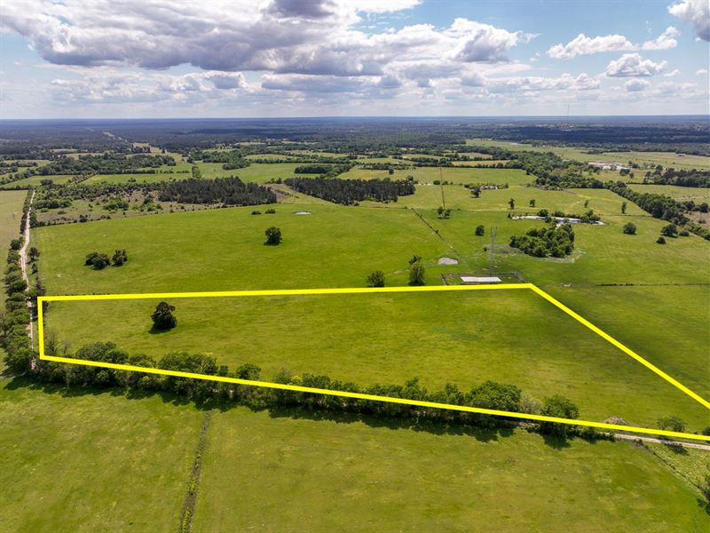 13 Acres, T-8B County Road 3625A : Lovelady : Houston County : Texas