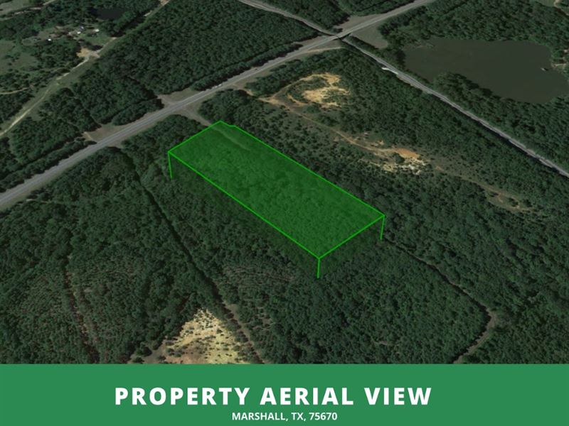 Stunning 6.32 Acres for Sale in TX : Marshall : Harrison County : Texas