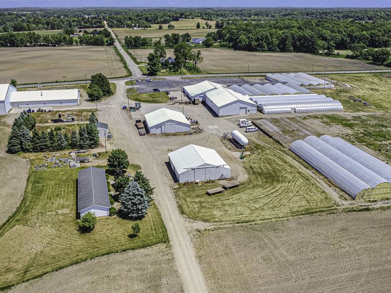 280 Acre Orchard / Farm for Auction : Hillsdale : Hillsdale County : Michigan