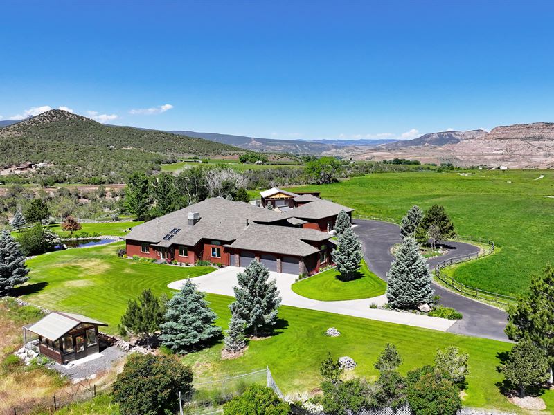 Luxury Ranch with Acreage for Sale : Molina : Mesa County : Colorado