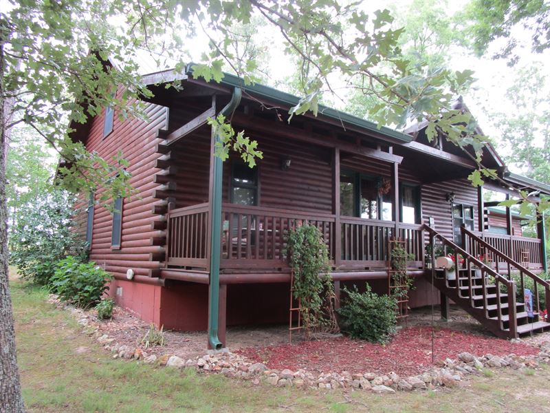 Horse Property with Log Home : Mountain View : Howell County : Missouri