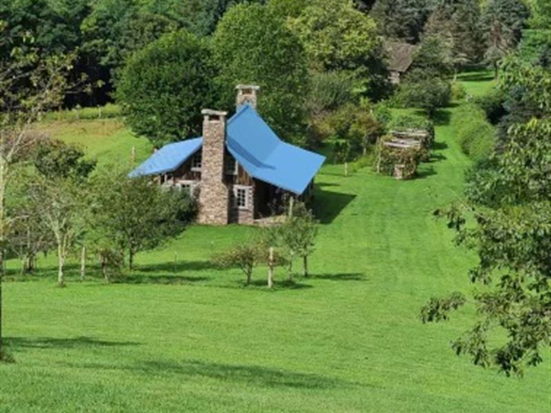 Reduced, Stunning Acreage, 3 Homes : Glenville : Jackson County : North Carolina