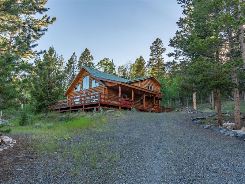 Upper Slate Creek Log Home. Lander : Lander : Fremont County : Wyoming