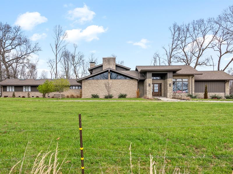 Home & 6.5+/- Acres in Herndon, KY : Herndon : Christian County : Kentucky